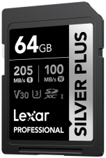 Lexar Professional Silver Plus SDXC - 64 GB
