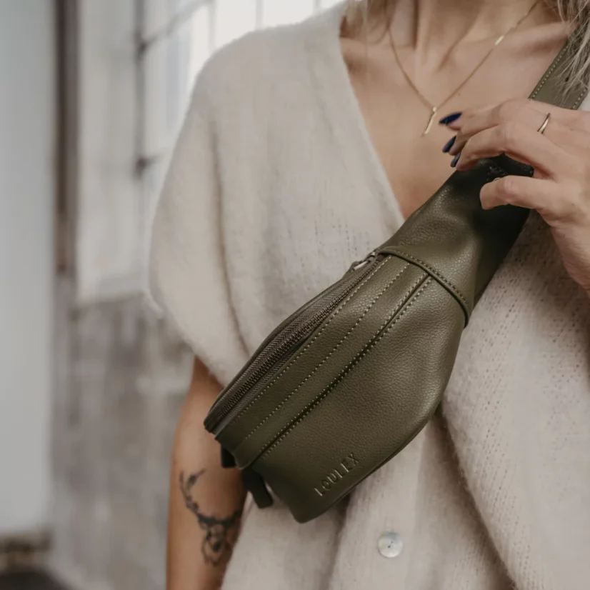 Loulex Fanny Pack Mini Olive - Mini fotoledvinka olivová
