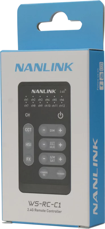 Nanlite Dálkové ovládání WS-RC-C1 RGB