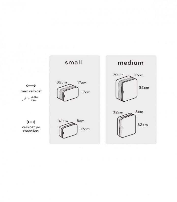 Peak Design Packing Cube Small - Raw - světlá