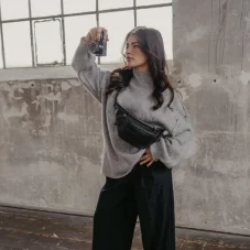 Loulex Fanny Pack Mini Black - Mini fotoledvinka černá
