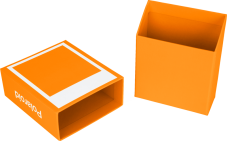 Polaroid Photo Box - Oranžový