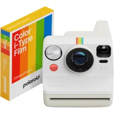 Polaroid Now (Gen 3) Pebble White Starter Set (Fotoaparát + 1 film)