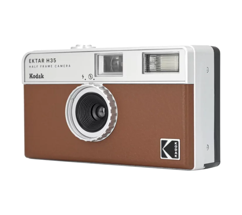 Kodak EKTAR H35 Half Frame Film Camera Brown