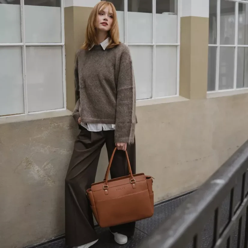 Loulex Handbag Brown - fotobrašna (hnědá)