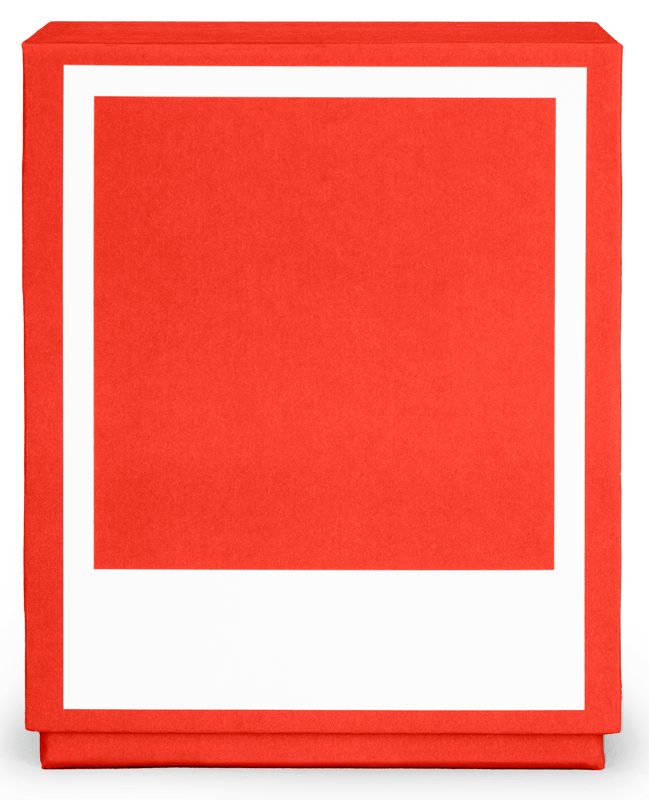 Polaroid Photo Box - Červený