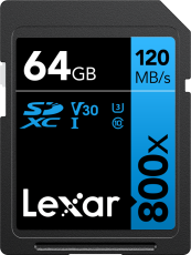 Lexar Pro 800x SDXC UHS-I 64GB