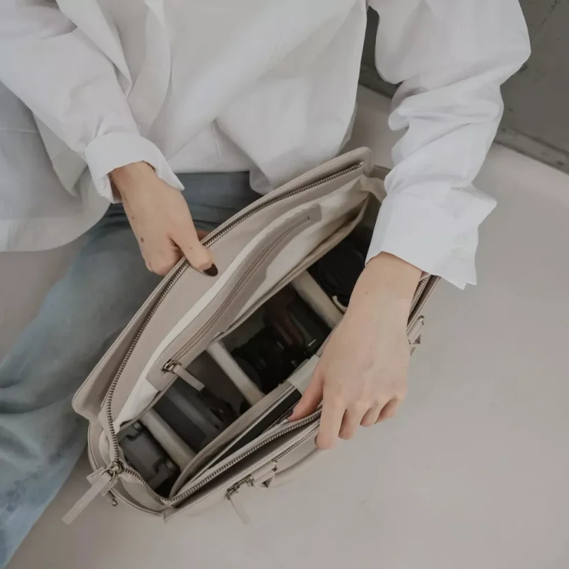 Loulex Handbag Beige - fotobrašna (béžová)