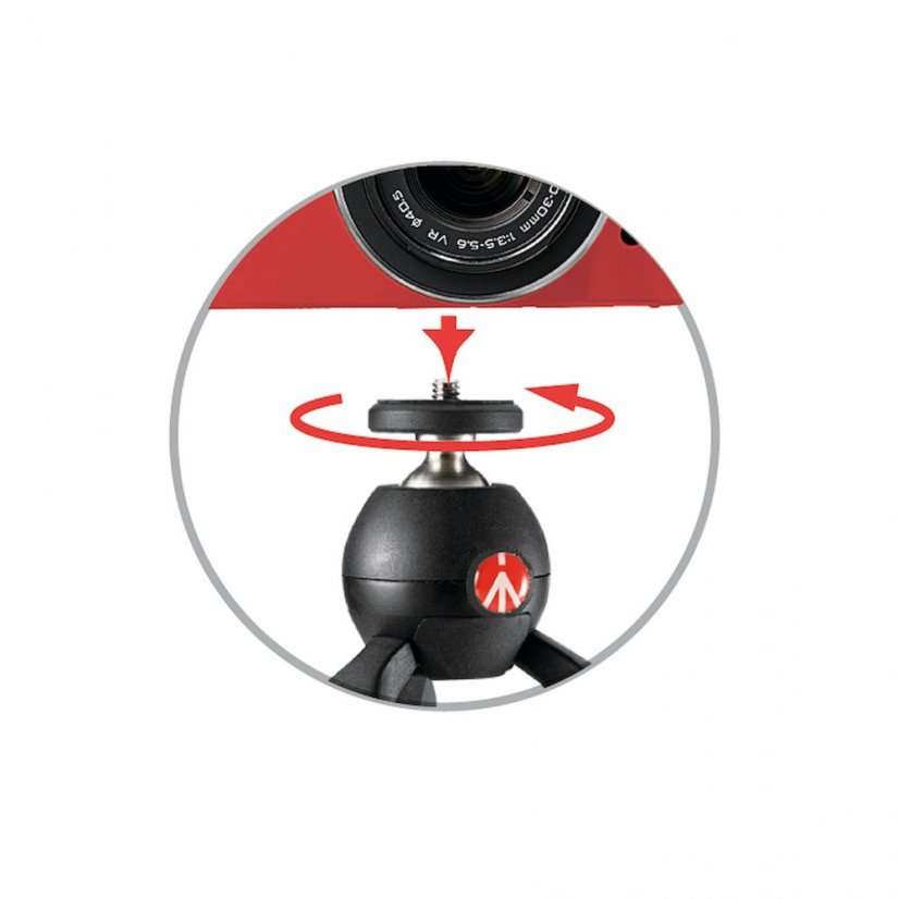 Manfrotto PIXI stativ mini, černý