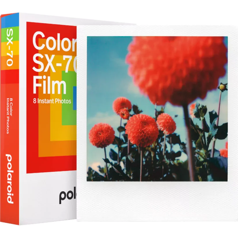 Polaroid SX-70 Color Film - 8 fotek