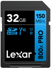 Lexar High-Performance PRO SDHC Blue Series - 32 GB
