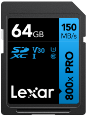 Lexar High-Performance PRO SDXC Blue Series - 64 GB