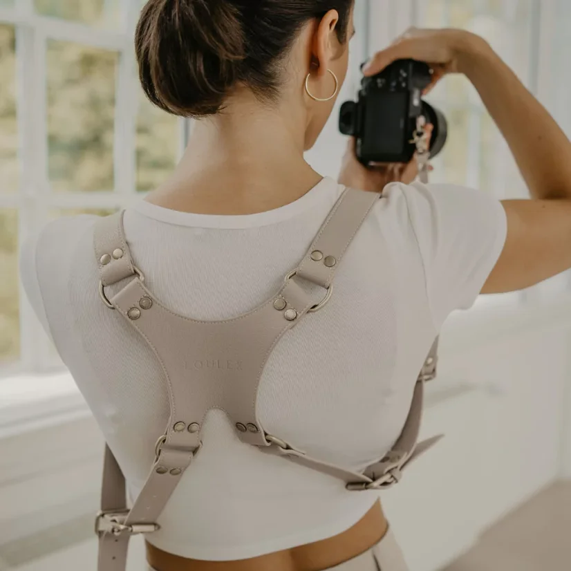 Loulex Double-Strap Beige - Dvojitý popruh béžový
