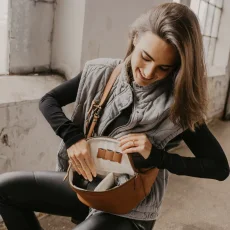 Loulex Fanny Pack Brown - Fotoledvinka hnědá