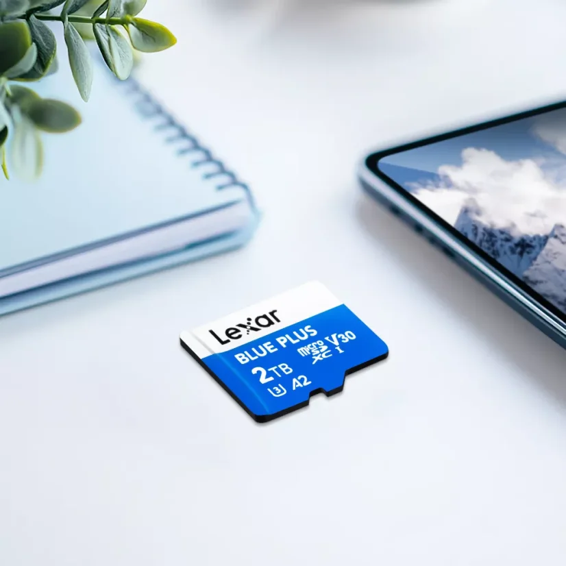 Lexar Blue Plus microSDHC se SD adaptérem - 32 GB