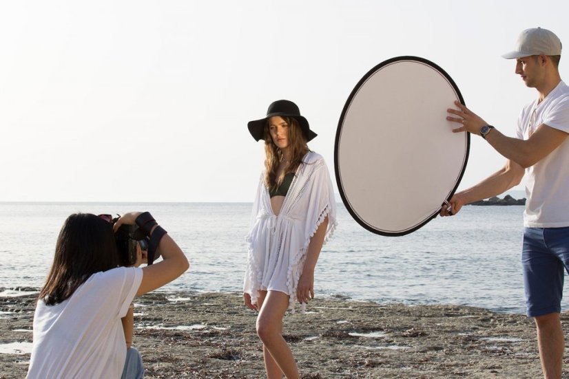 Lastolite Collapsible Reflector 95 cm Sunfire/White