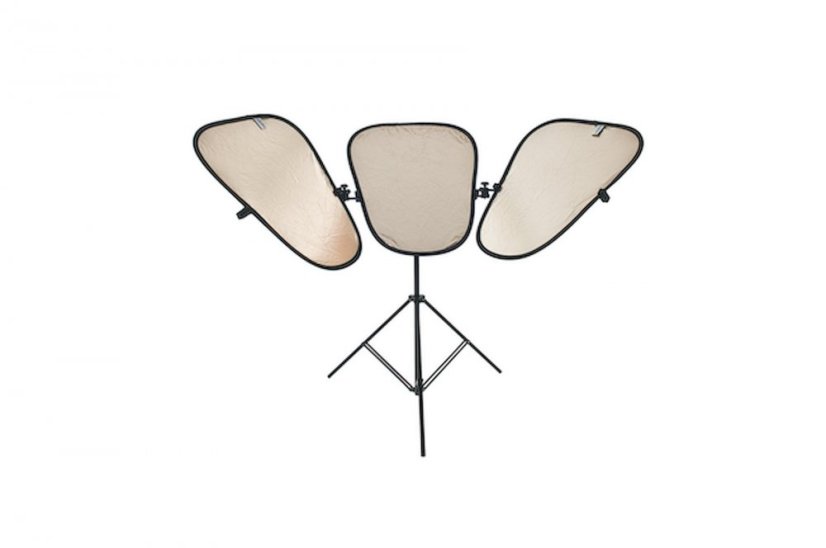Lastolite Triflector MKII Frame, Stand & Sunfire/Silver Panels
