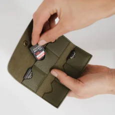 Loulex Mini SD Wallet Olive - Mini peněženka SD karet olivová