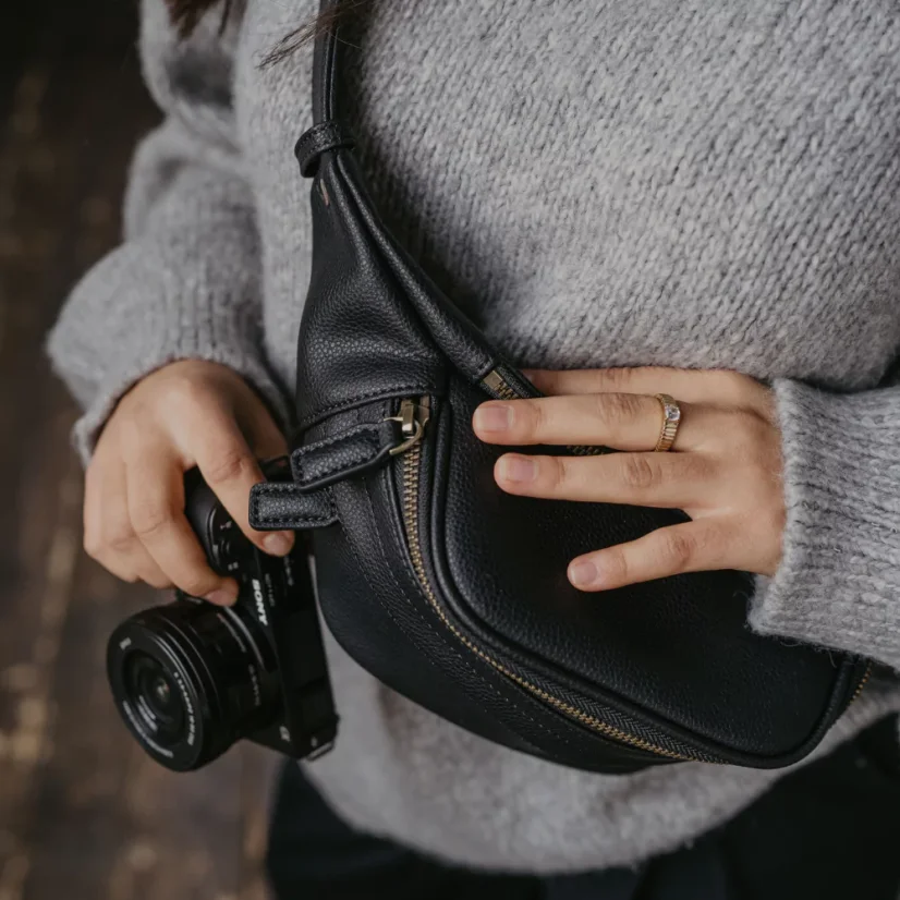 Loulex Fanny Pack Mini Black - Mini fotoledvinka černá