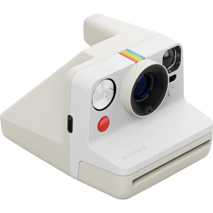 Polaroid Now (Gen 3) Pebble White Starter Set (Fotoaparát + 1 film)