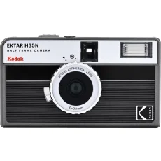 Kodak EKTAR H35N Half Frame Film Camera Striped Black