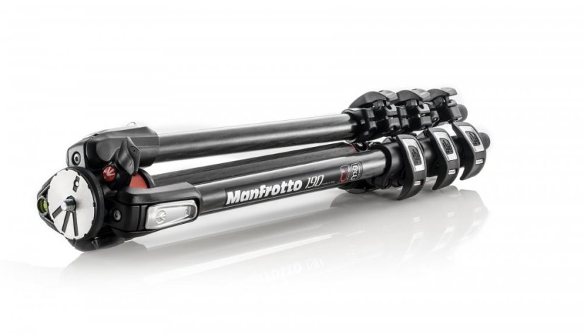 Manfrotto 190 CF TRIPOD 4-S HORIZ. COL