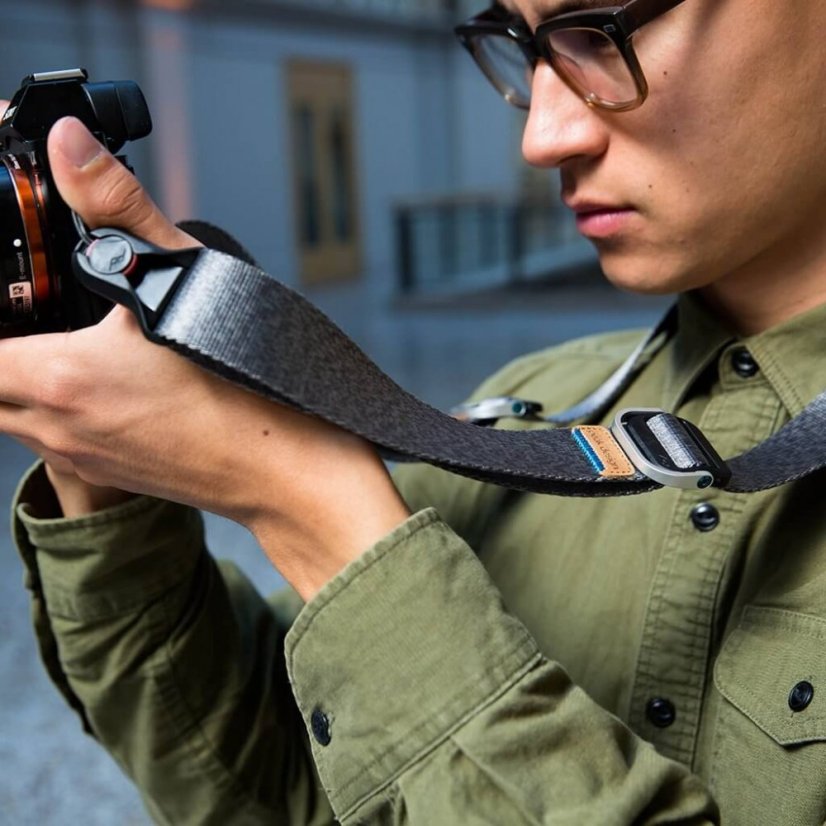 Peak Design Slide Lite Ash - popruh světle šedý