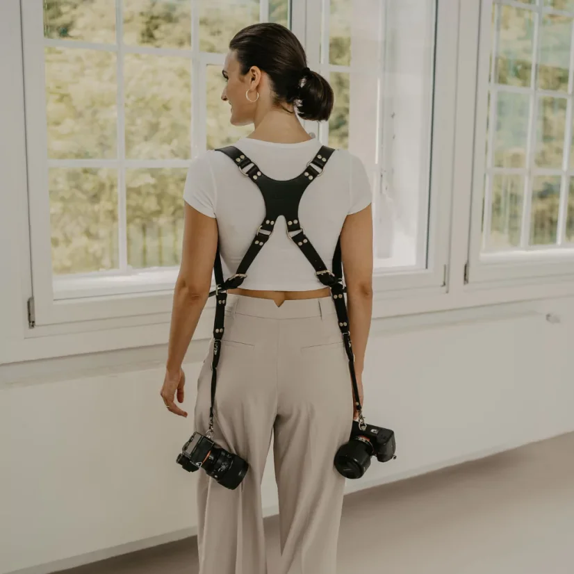 Loulex Double-Strap Black - Dvojitý popruh černý