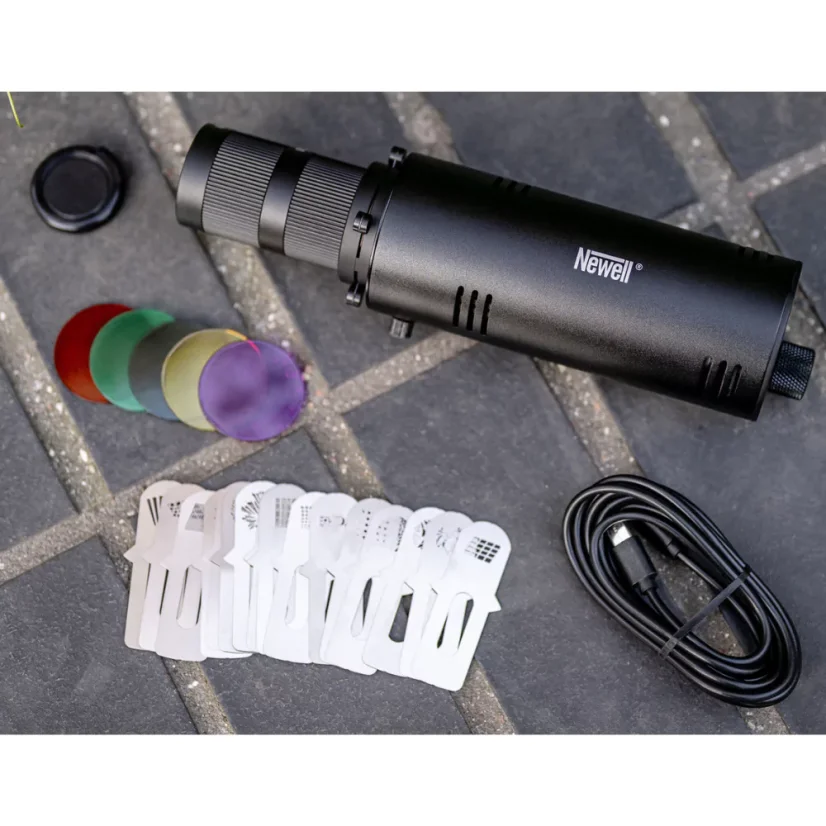 Newell Perseo Mini Optical LED Snoot – kompaktní efektové světlo s gobo filtry