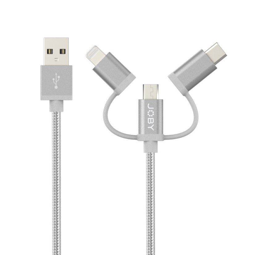 Joby ChargeSync Cable3-in-1 1.2M GR