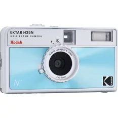 Kodak EKTAR H35N Half Frame Film Camera Glazed Blue