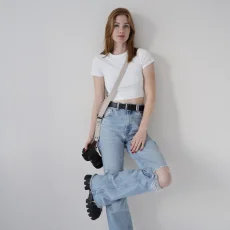 Loulex Crossbody Strap Beige - Popruh přes tělo béžový