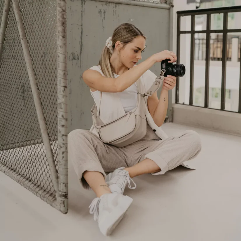 Loulex Fanny Pack Beige - Fotoledvinka béžová