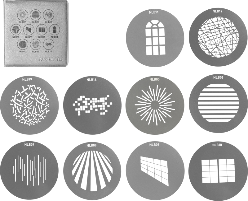 Nanlite AS-GB-B-SET1 - GOBO sada