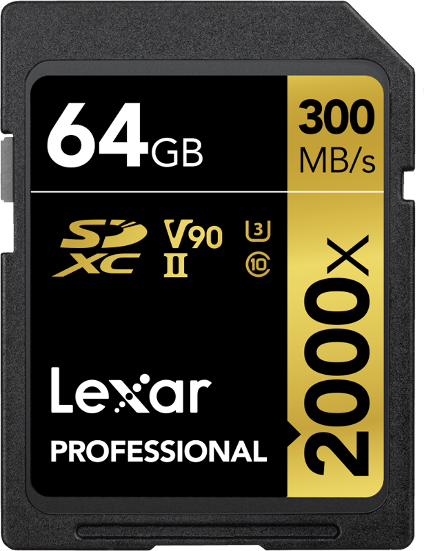 Lexar Pro 2000x SDXC UHS-II 64GB (rozbaleno)