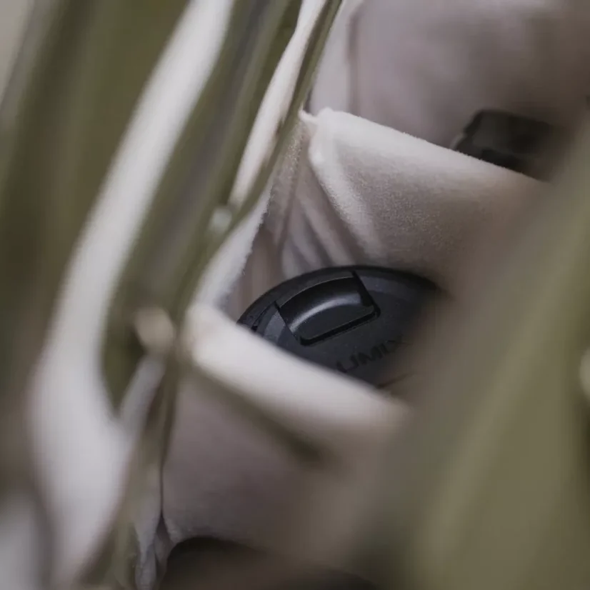 Loulex Handbag Olive - fotobrašna (olivová)