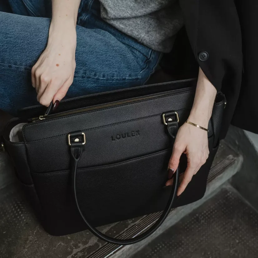 Loulex Handbag Black - fotobrašna (černá)