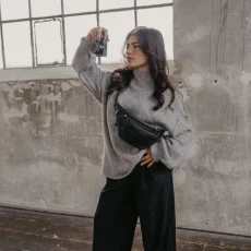 Loulex Fanny Pack Mini Black - Mini fotoledvinka černá