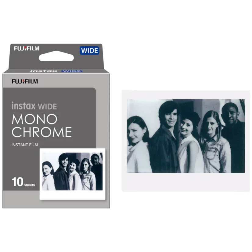 Fujifilm Instax Wide film Monochrome 10 fotek - EXP 09/2019