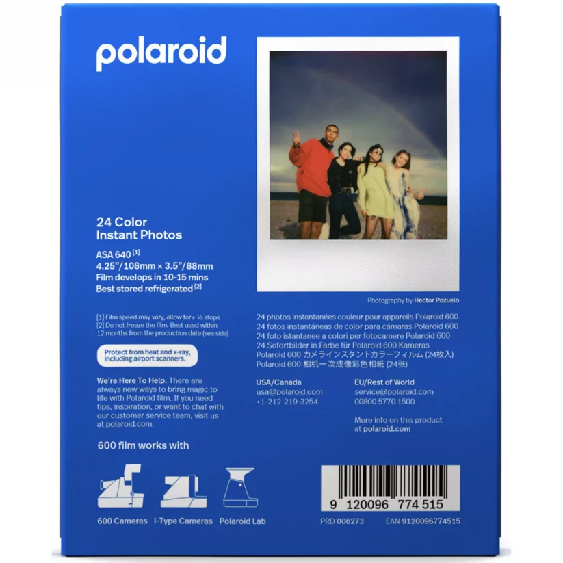 Polaroid 600 Color Film 3-Pack