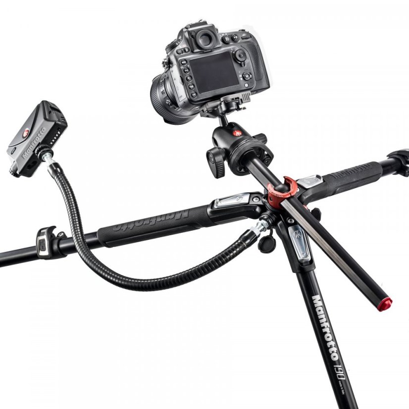 Manfrotto 190 ALU TRIPOD 4-S HORIZ. COL