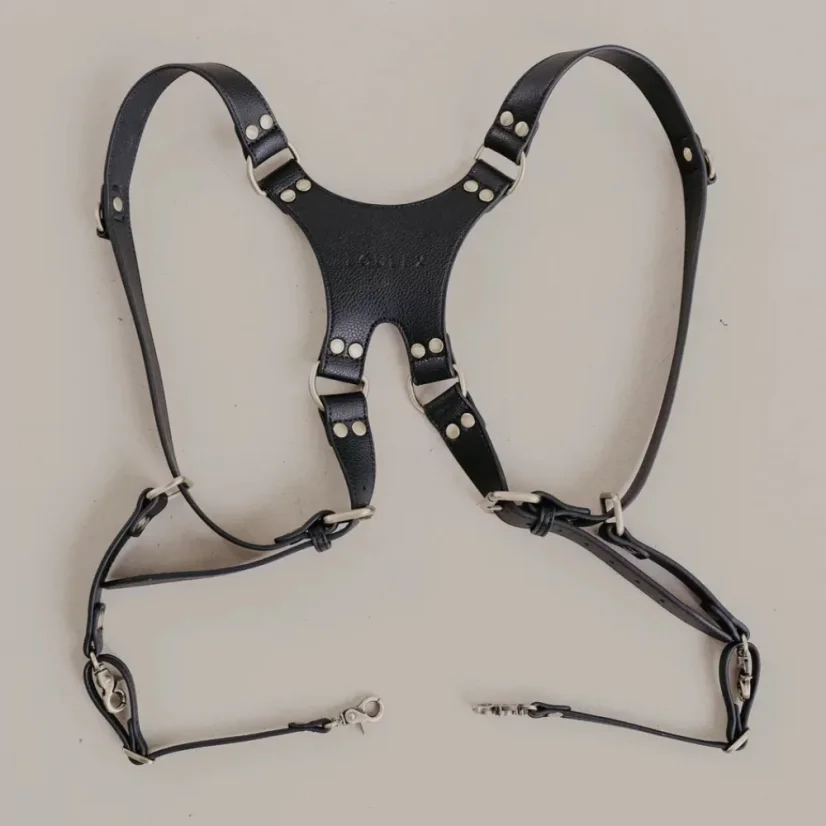 Loulex Double-Strap Black - Dvojitý popruh černý