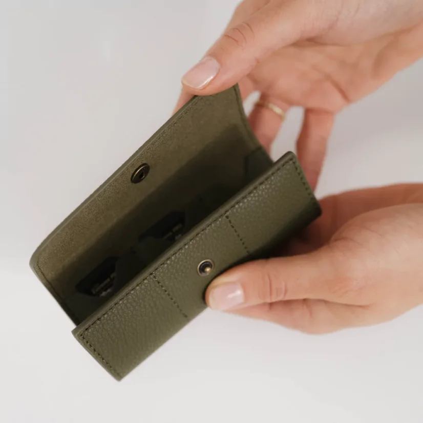 Loulex Mini SD Wallet Olive - Mini peněženka SD karet olivová