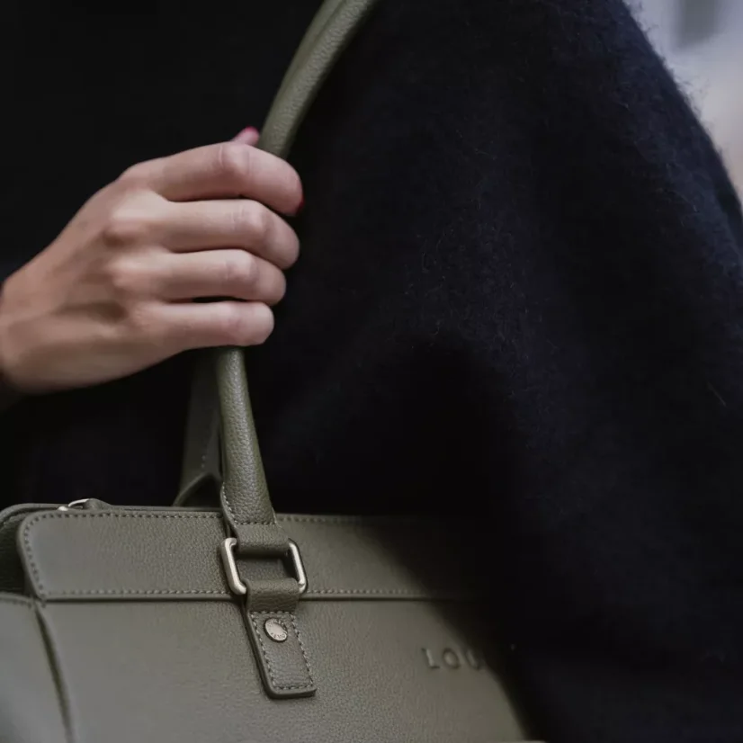 Loulex Handbag Olive - fotobrašna (olivová)