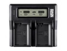 Newell DC-LCD duální nabíječka NP-F / NP-FM