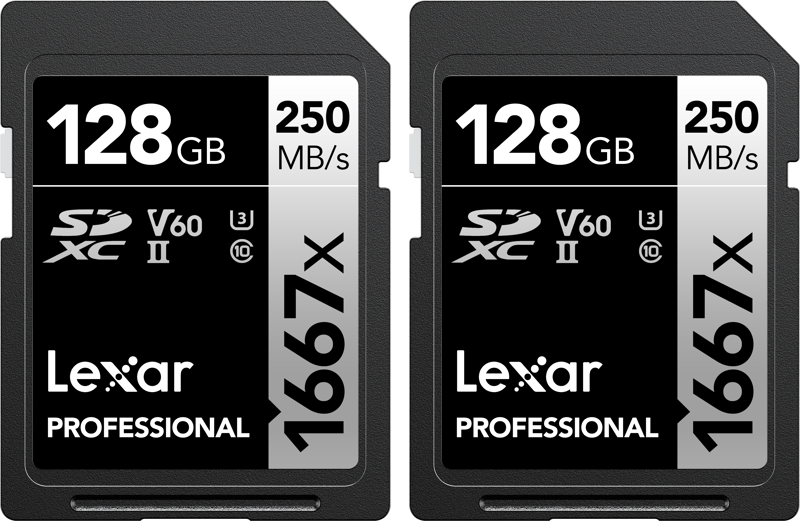 Lexar Pro 1667x SDXC UHS-II 128GB - 2 ks
