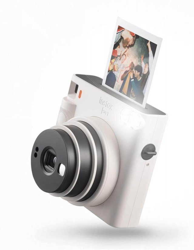 FujiFilm Instax Square SQ1 Chalk White + 10 barevných fotek
