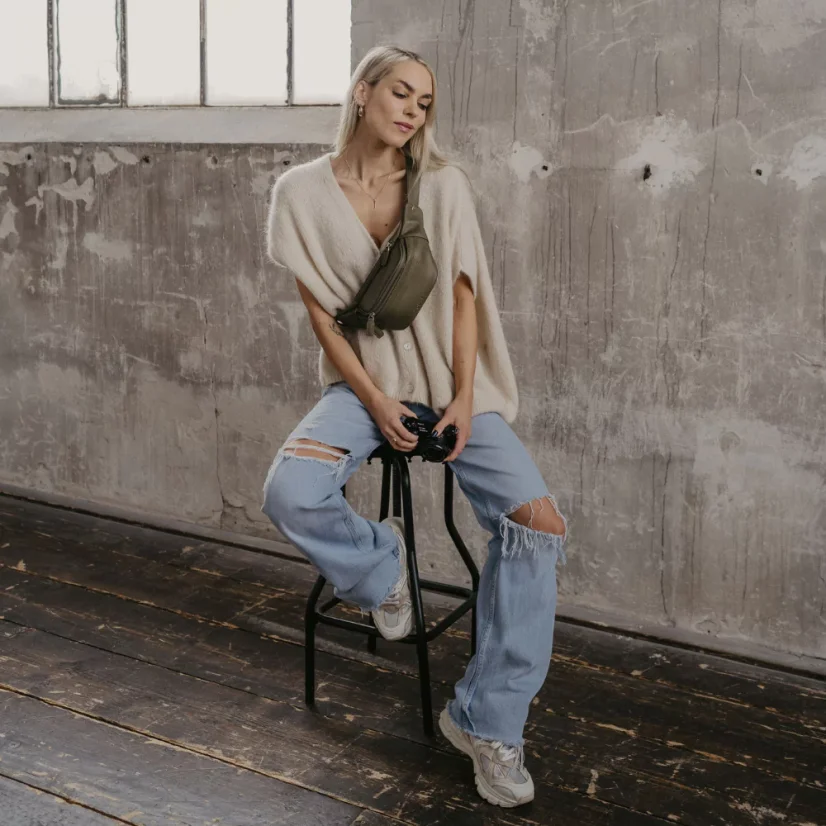Loulex Fanny Pack Mini Olive - Mini fotoledvinka olivová