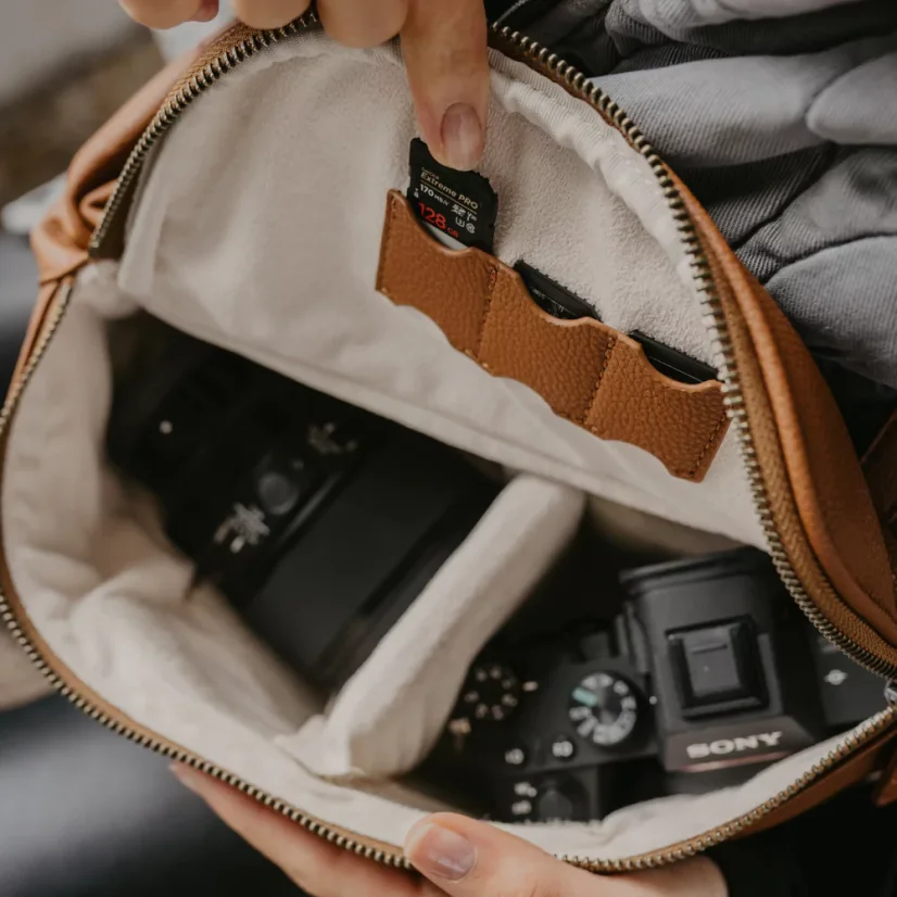 Loulex Fanny Pack Brown - Fotoledvinka hnědá