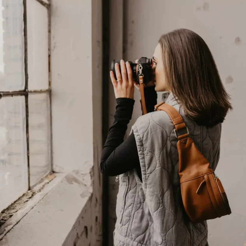 Loulex Fanny Pack Brown - Fotoledvinka hnědá